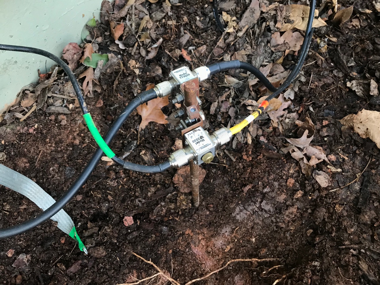 Grounding the ground rod N4TQU