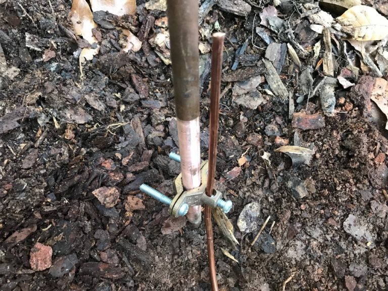 Grounding the ground rod N4TQU